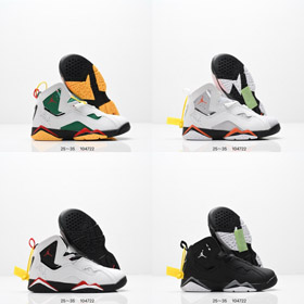 Jordan True Flight Enhanced High-Top Retro Basketball Shoe for Kids-4147  